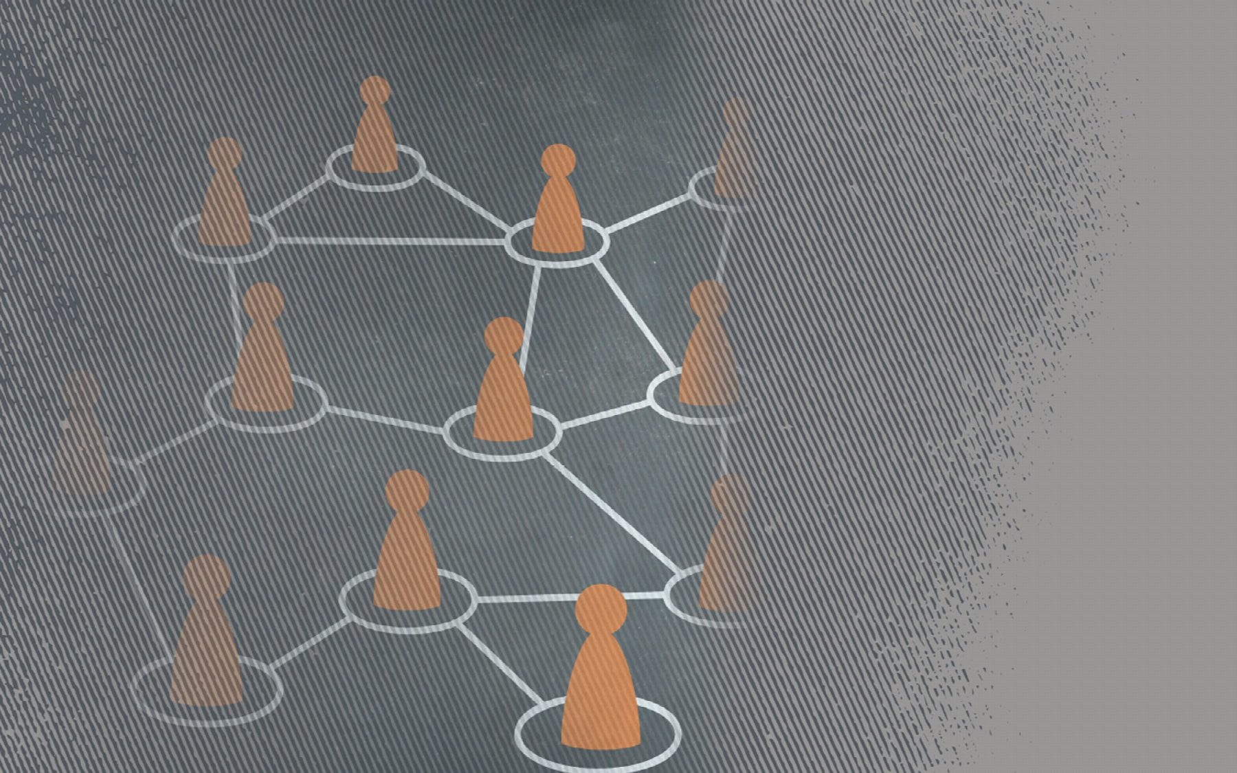 Aufstellung: Figuren, die als System miteinander verbunden sind